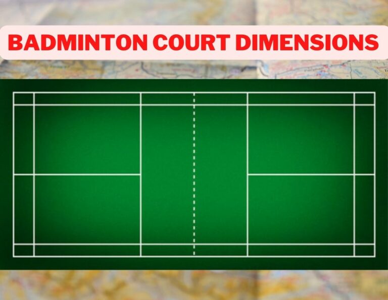 Badminton Court Dimensions in Feet, Meters, or Centimeters.