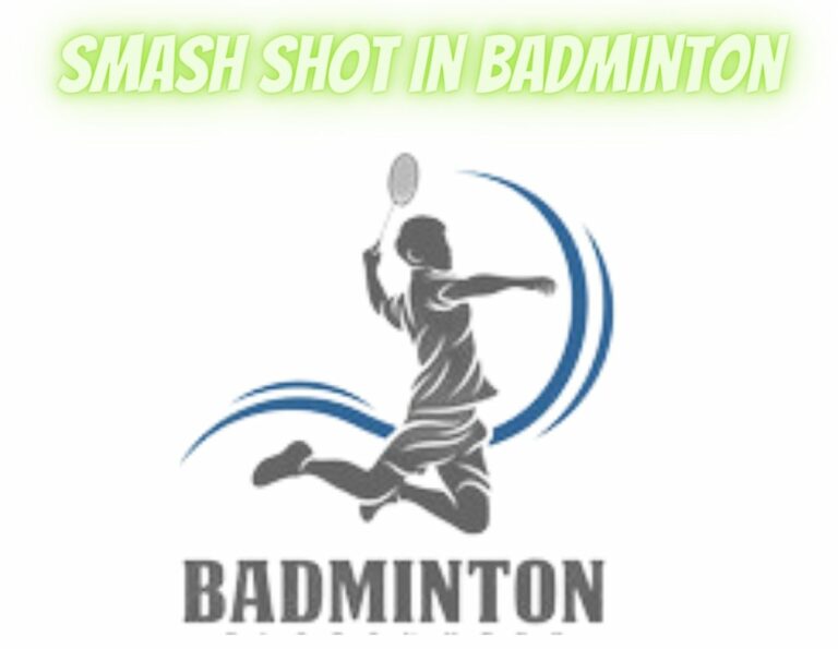 Smash Shot in Badminton